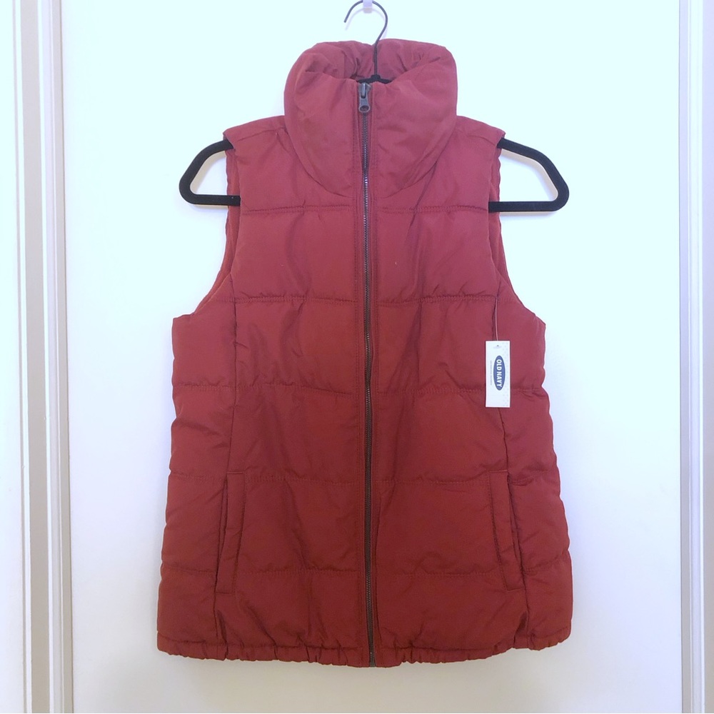 Old Navy Frost-Free Puffer Vest, small, NWT